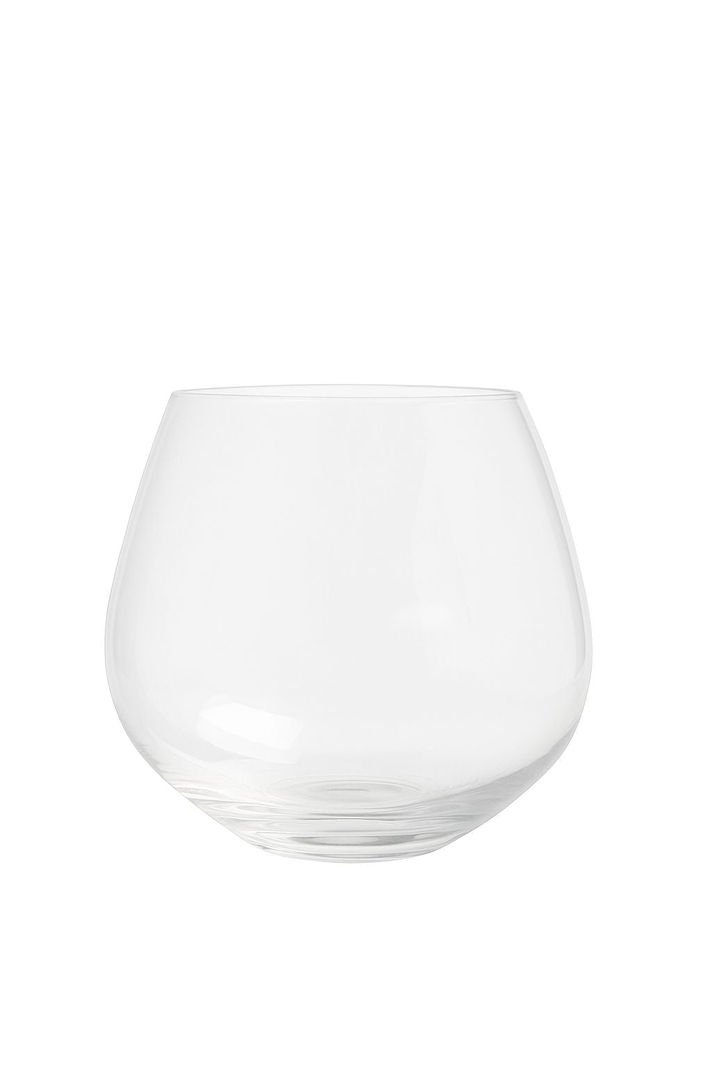 Modern Curved Glass Tumbler – Set of 6