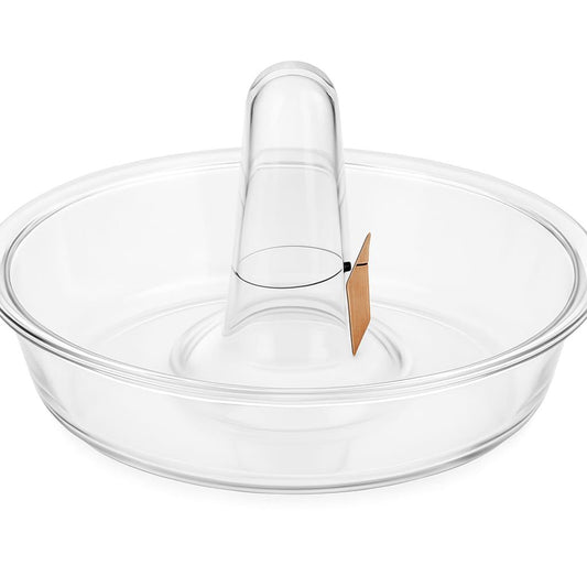 Glass Vertical Roasting Dish
