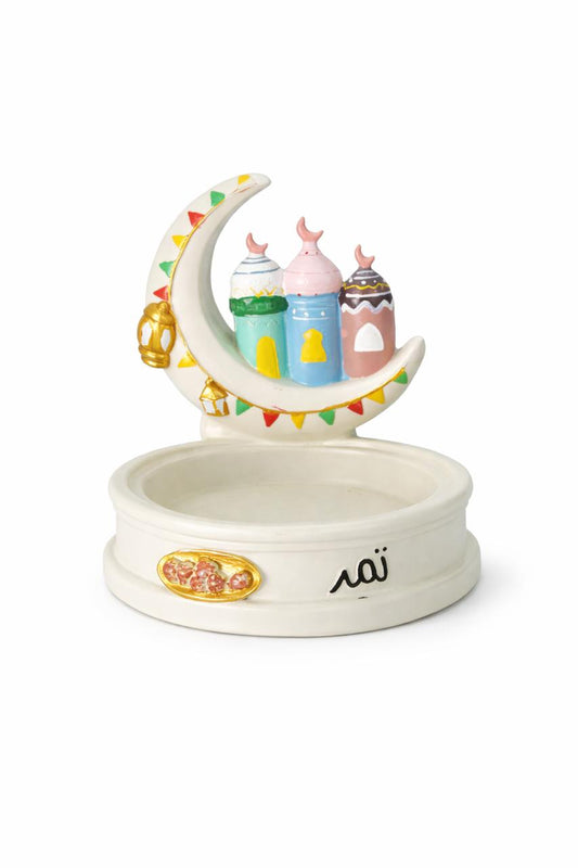 Ramadan Crescent Moon Decorative Bowl