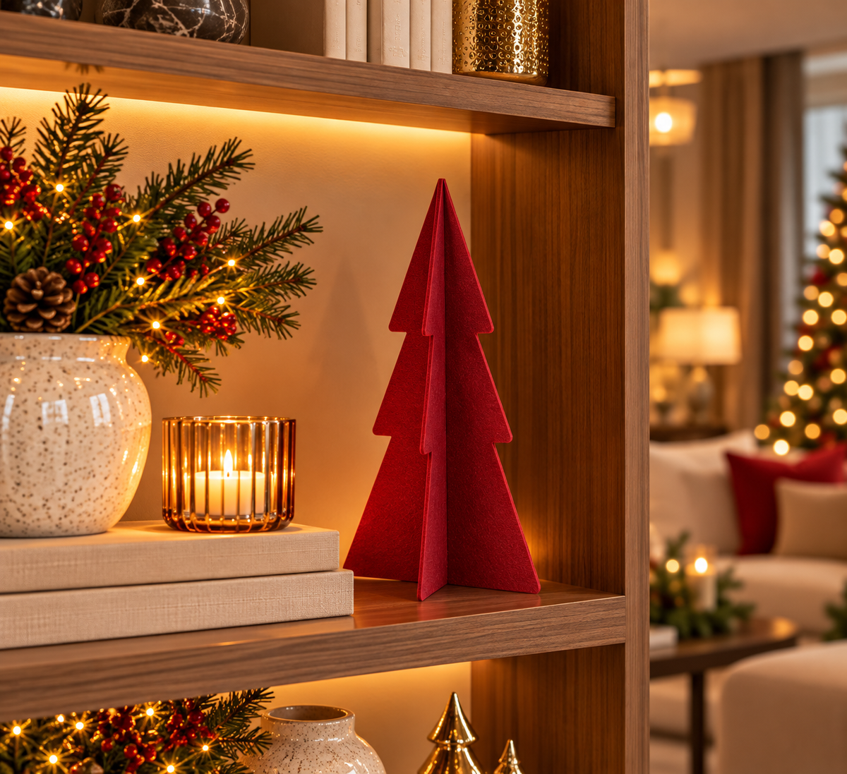 Red Holiday Tree