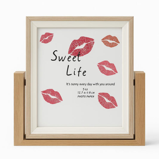 Modern Wooden Stand Photo Frame – 12x17 cm