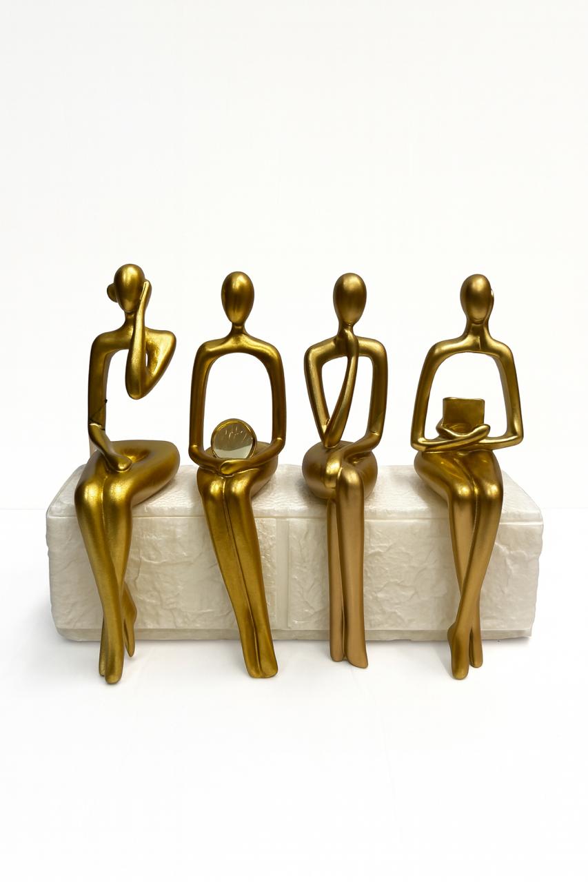Elegant Sitting Figures Set