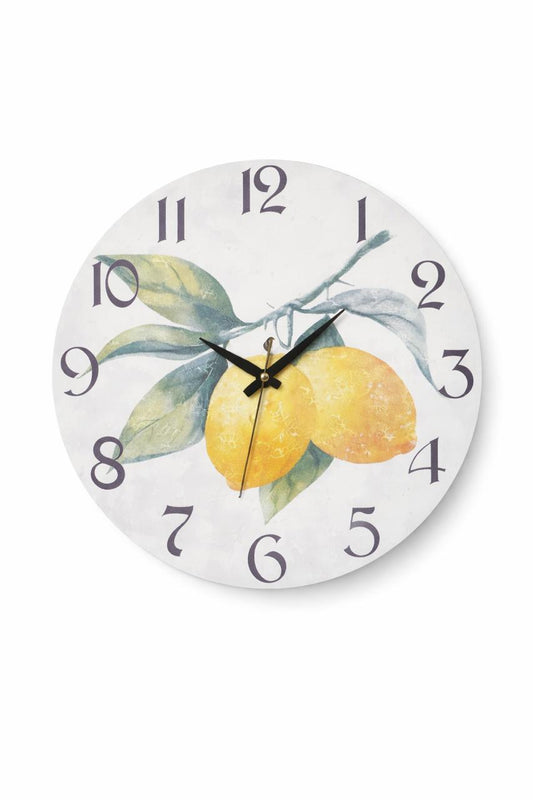Lemon Design Wall Clock - 30cm
