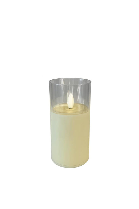Clear Glass LED Candle