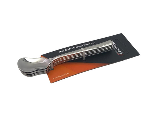 6-Piece Stainless Steel Spoon Set – Premium 18/10 Quality
