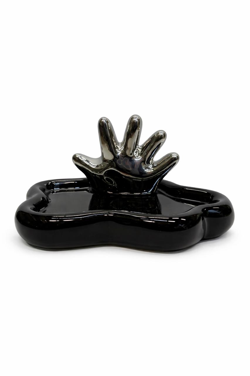 Abstract Hand Decorative Tray