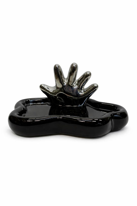 Abstract Hand Decorative Tray