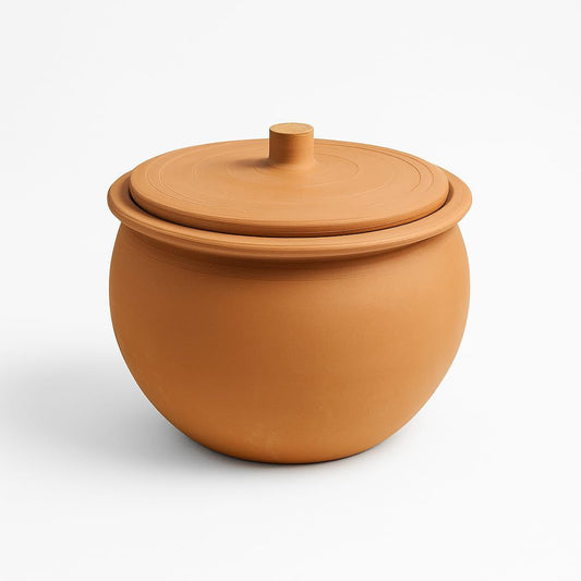 Traditional Clay Cooking Pot with Lid