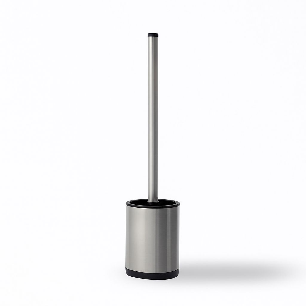 Stainless Steel Toilet Brush with Modern Holder