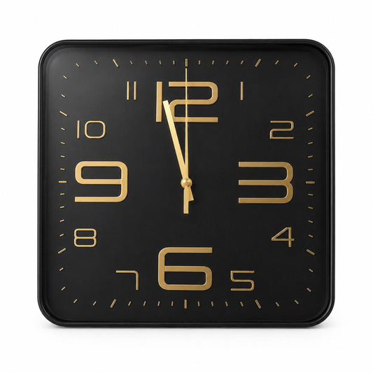 Modern Square Wall Clock - 33*33cm