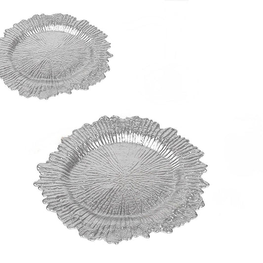 Plexi Crystal Bloom Glass Placemats