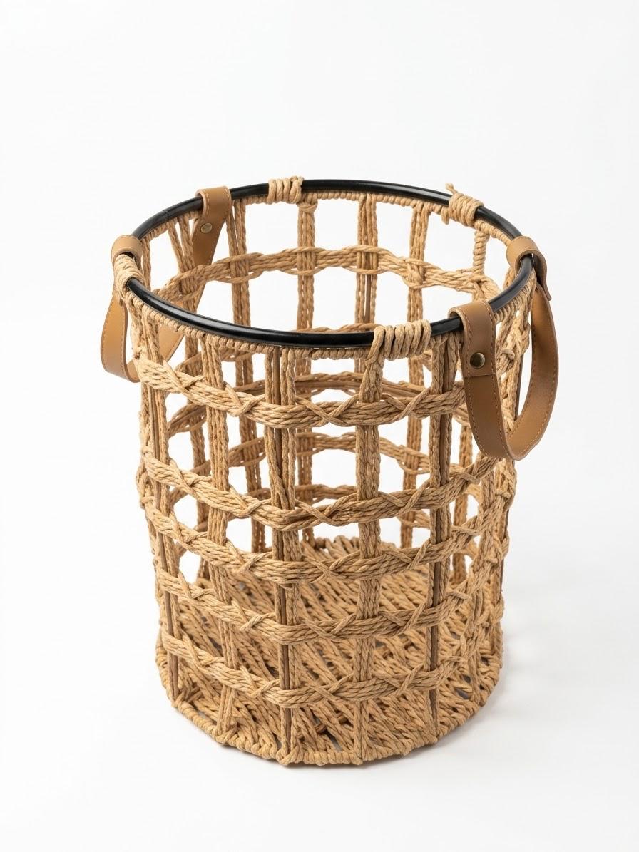 Open Weave Storage Basket