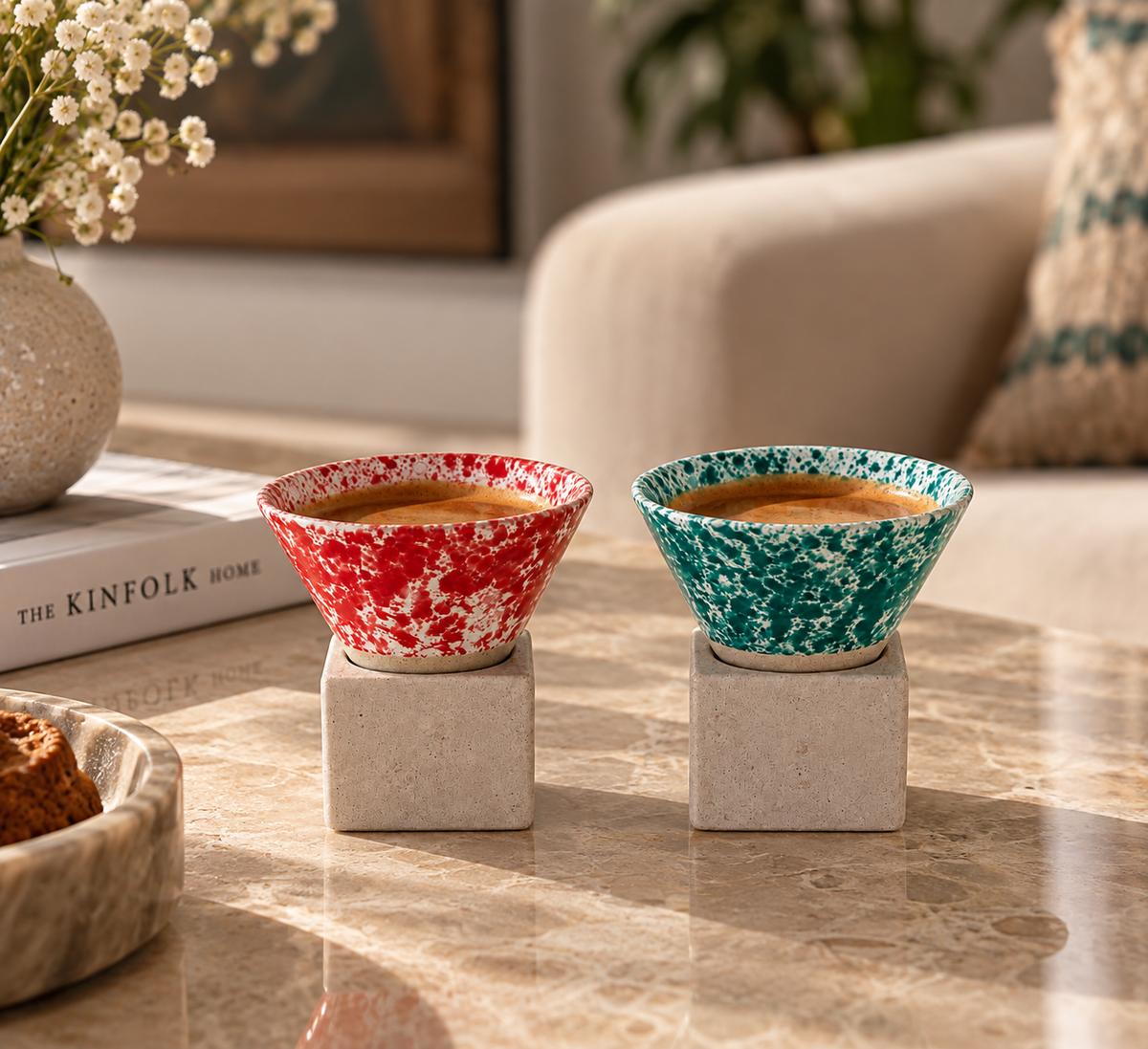 Speckled Espresso Cup Set