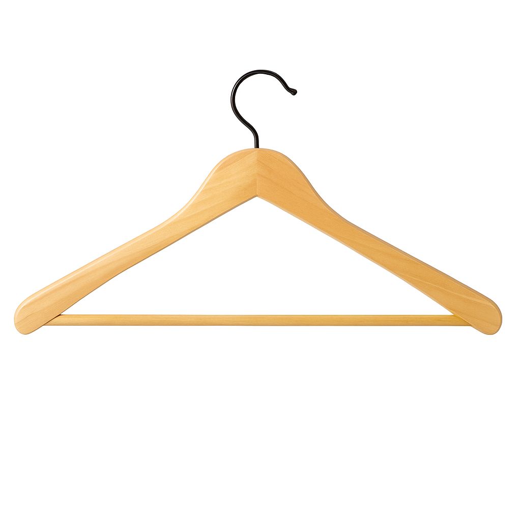 Classic Wooden Clothes Hanger