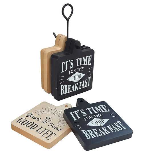 Set of 6 Decorative Mini Breakfast Boards
