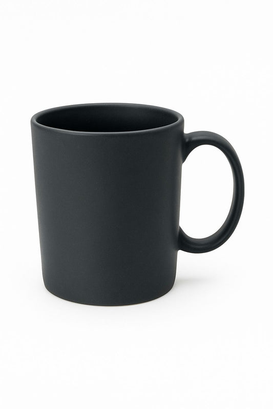 Matte Black Mug - set of 6