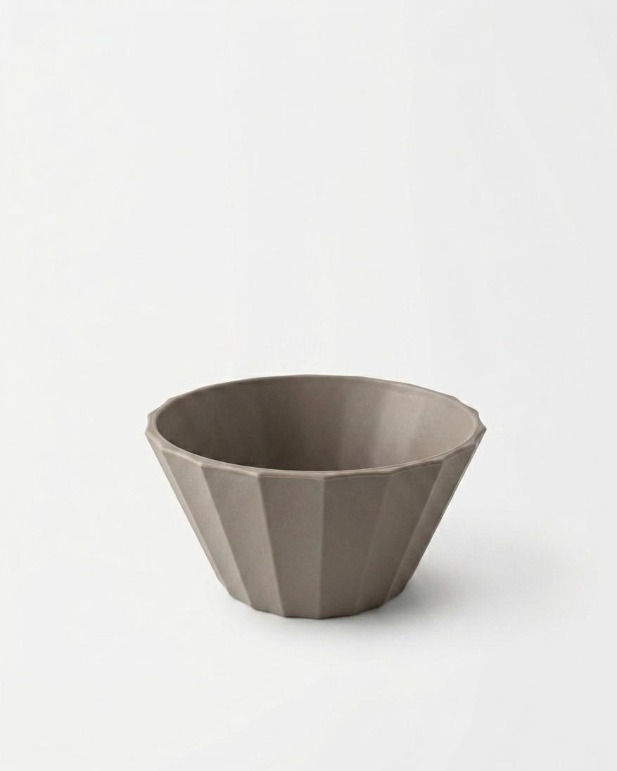 Modern Geometric Plastic Bowl (M)