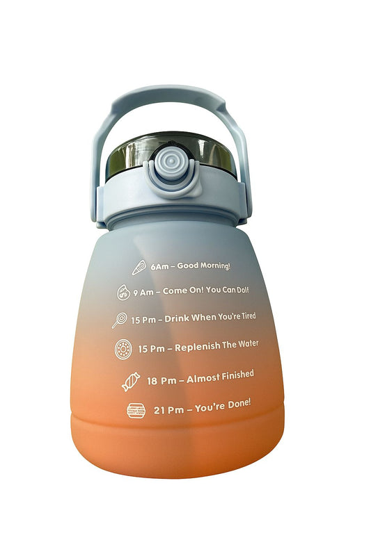 Motivational Gradient Water Bottle – 2.2L