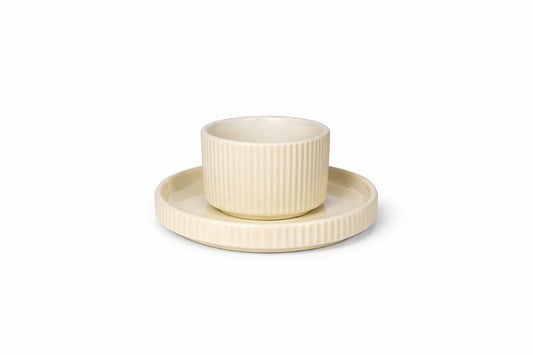 Ribbed serving bowl – Minimal Form Set of 6