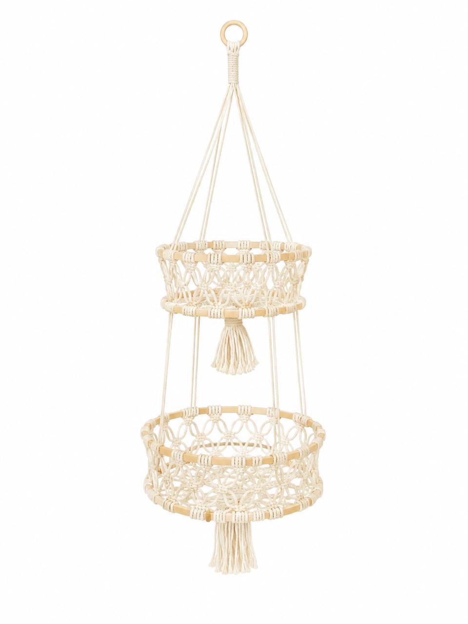 2-Tier Hanging Storage Basket