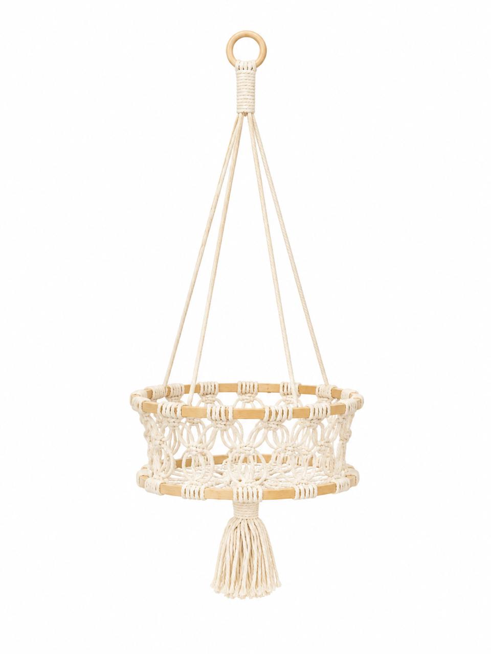Hanging Macramé Storage Basket