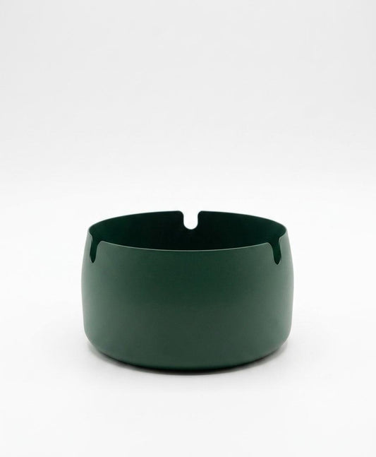 Glossy Green Metal Ashtray