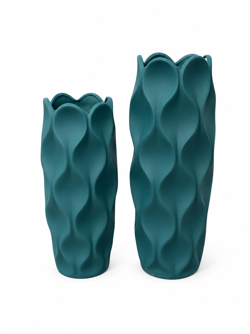 2-Piece Decorative Vase Set - 25/30cm