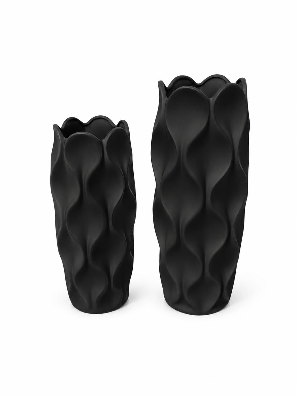 2-Piece Decorative Vase Set - 25/30cm
