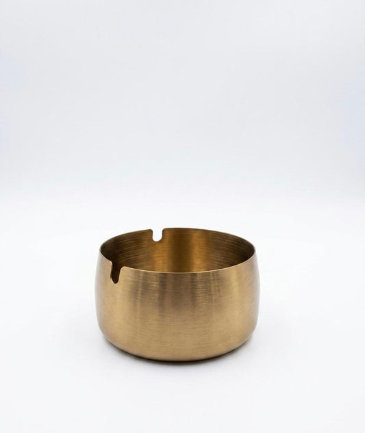 Brushed Rose-Gold Metal Ashtray