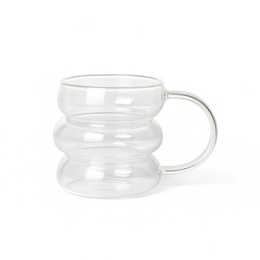 Bubble Double-Wall Glass Mug – 1 Piece