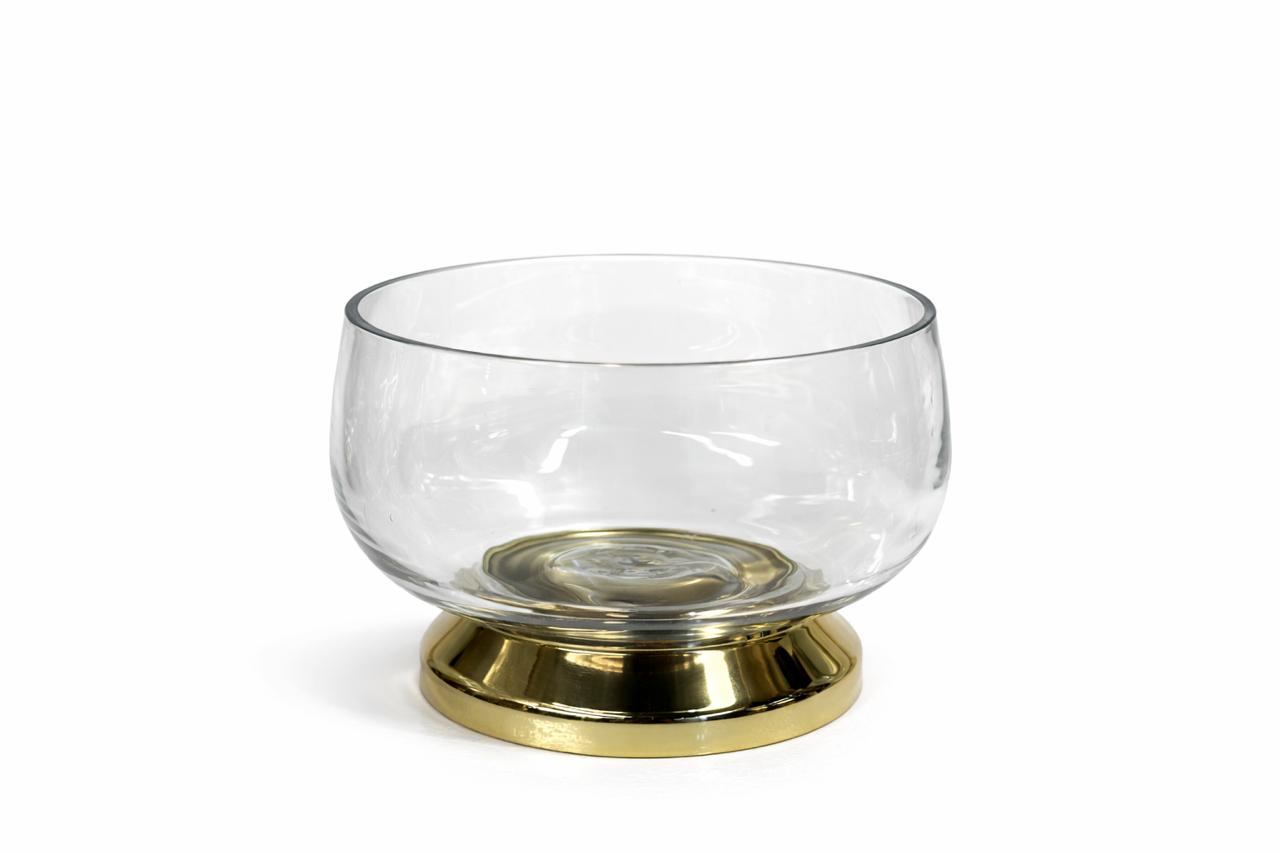 Polished Silver Bowl with Saucer