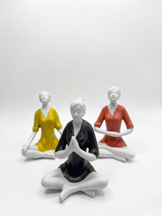 Meditation Figurine Set