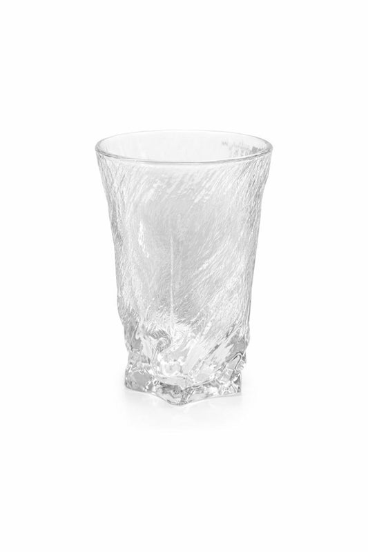 Textured Clear Tumbler Glass – Set of 6