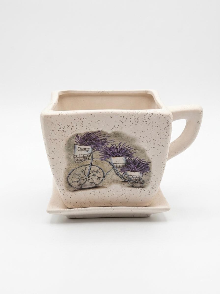 Vintage Bicycle Planter Cup
