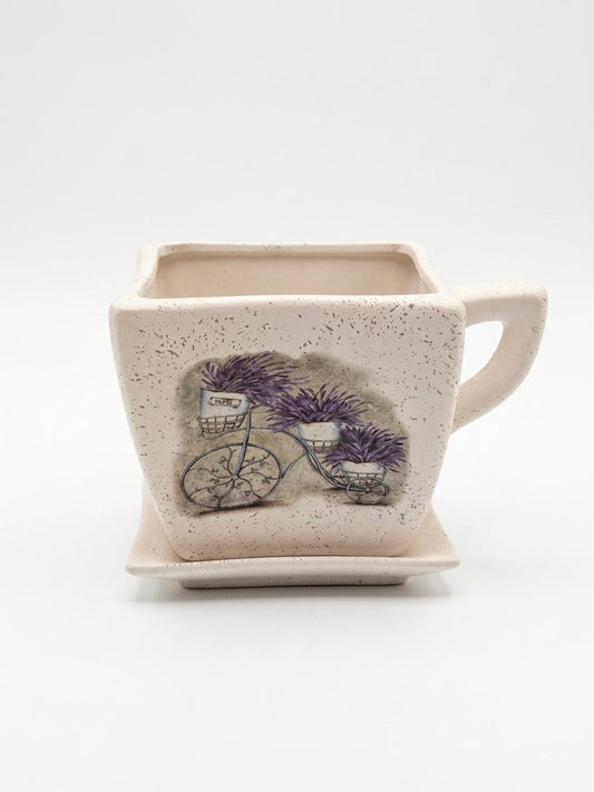 Vintage Bicycle Planter Cup