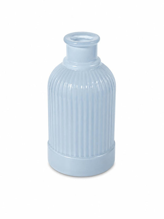 Tall Ribbed Decorative Vase - 12cm