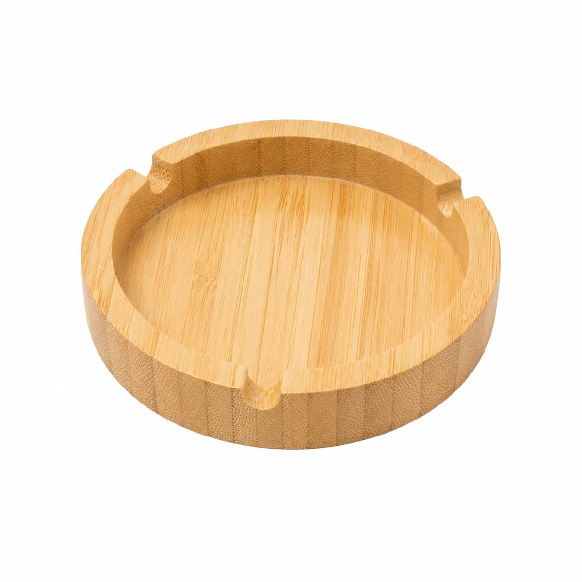 Round Bamboo Ashtray - 9.5cm