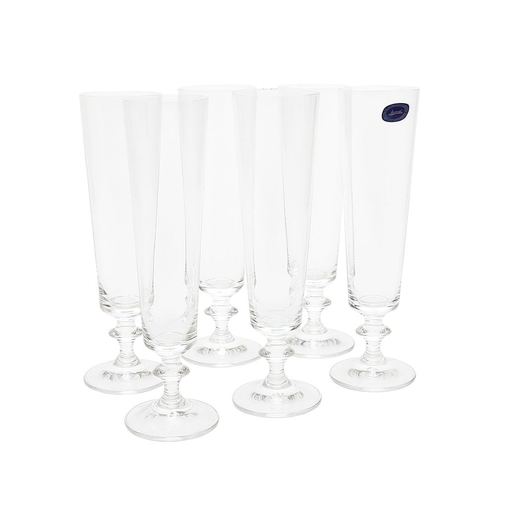 Elegant Champagne Glasses – Set of 6