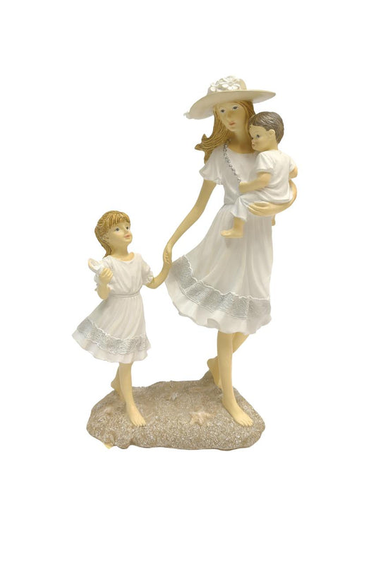 Mother with Children Figurine