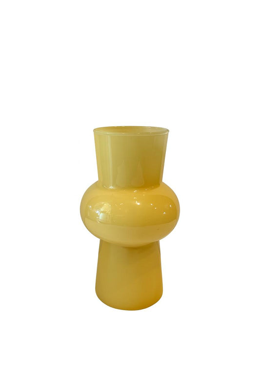Glossy Mustard Yellow  Vase