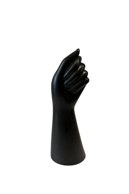 Black Matte Hand Sculpture