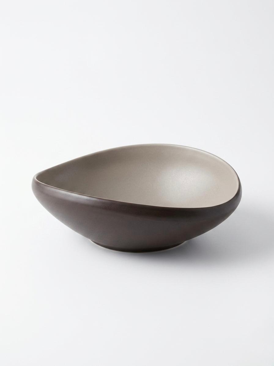 Modern Asymmetric Serving Bowl