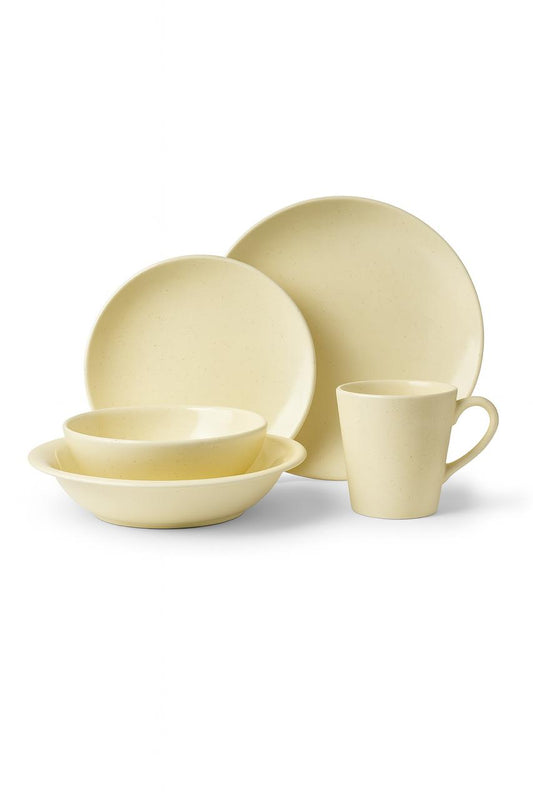 Soft Yellow Dinnerware Set – Cheerful Everyday Elegance