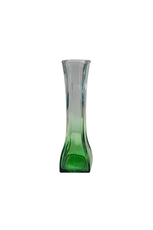 Green Gradient Glass Vase