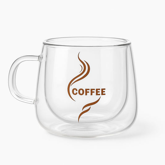Double-Walled Glass Coffee Mug