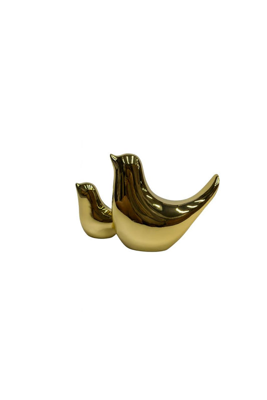 Luxurious Gold Bird Figurines – Set of 2