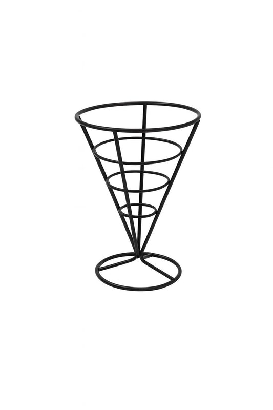 Black Cone Wire Serving Stand – Modern Appetizer Holder