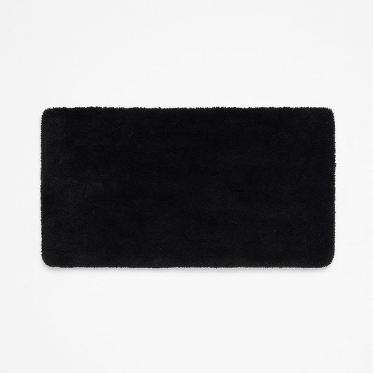 Luxury Black Microfiber Mat – Minimalist Elegance