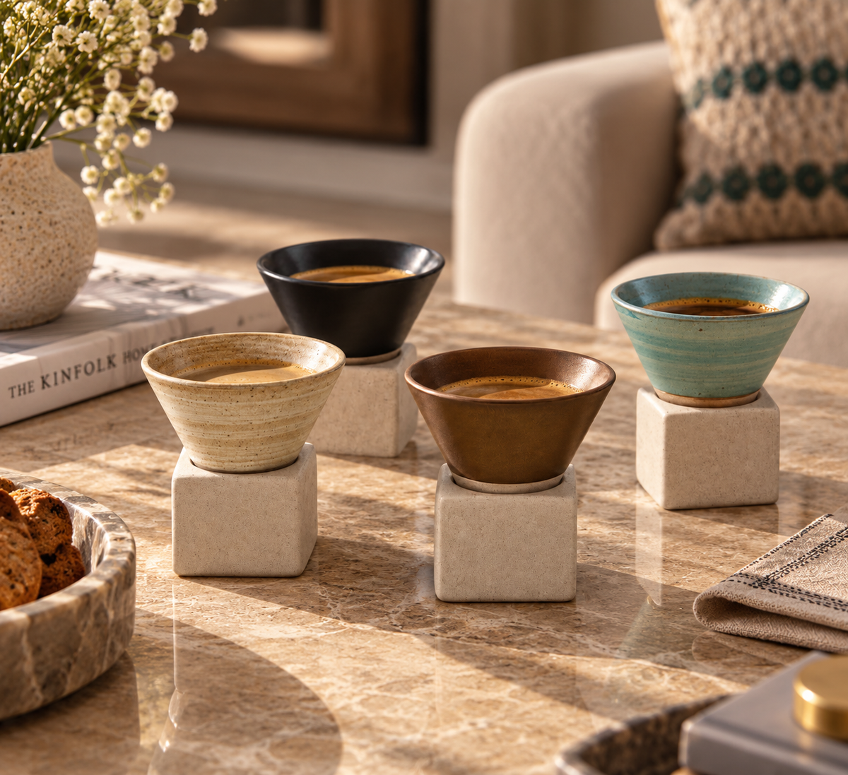 Earthy Espresso Cup Set
