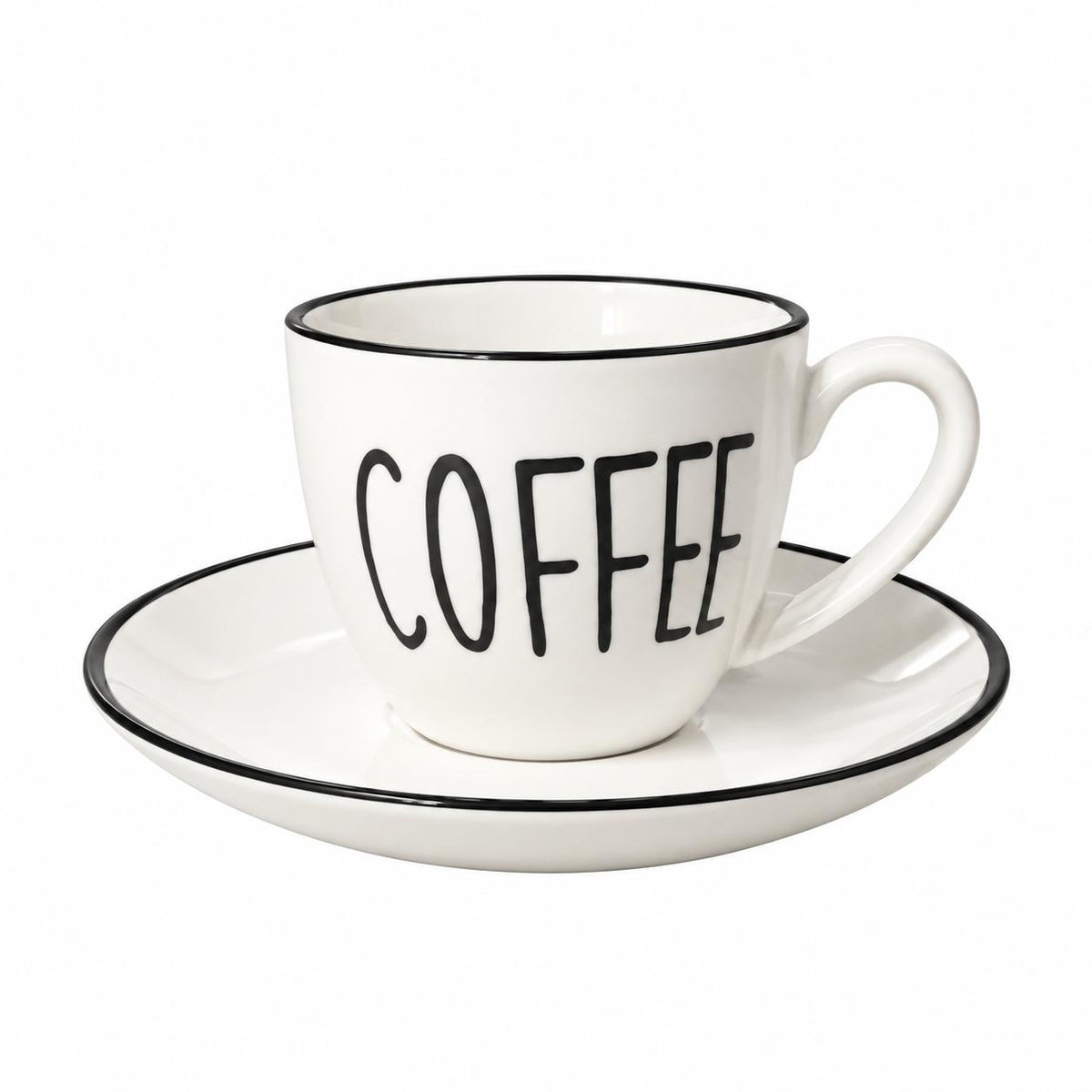 Coffee Cup & Saucer (Set of 6)